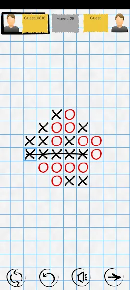 Tic Tac Toe Online: Mega XO  [МОД Mega Pack] Screenshot 1