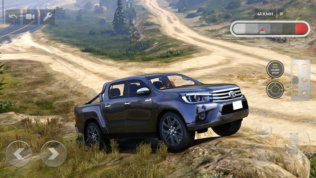 Toyota Hilux 4x4 Mountain Ride (Тойота Хайлюкс 44 Поездка по горам)  [МОД Menu] Screenshot 5