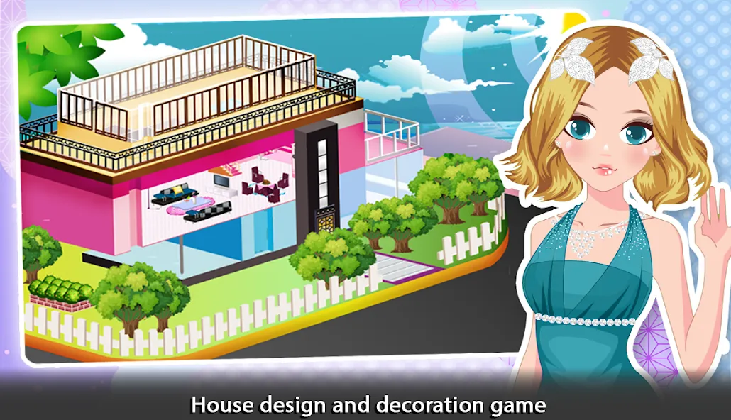 Girl Doll House - Room Design  [МОД Все открыто] Screenshot 1