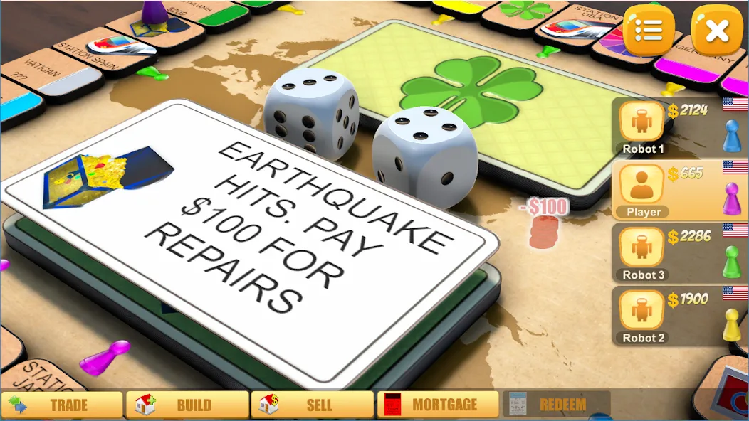 Rento - Dice Board Game Online  [МОД Unlimited Money] Screenshot 3