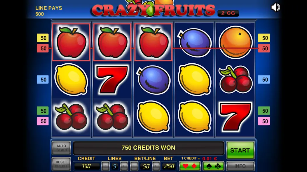 Crazy Fruits (Крейзи Фрутс)  [МОД Много монет] Screenshot 1