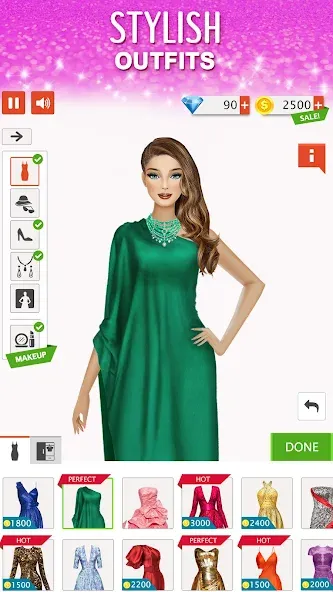 Fashion Stylist: Dress Up Game  [МОД Много монет] Screenshot 2