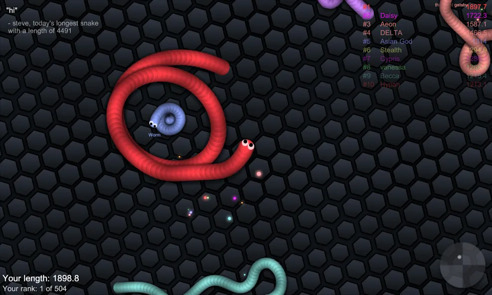 slither.io  [МОД Unlimited Money] Screenshot 4