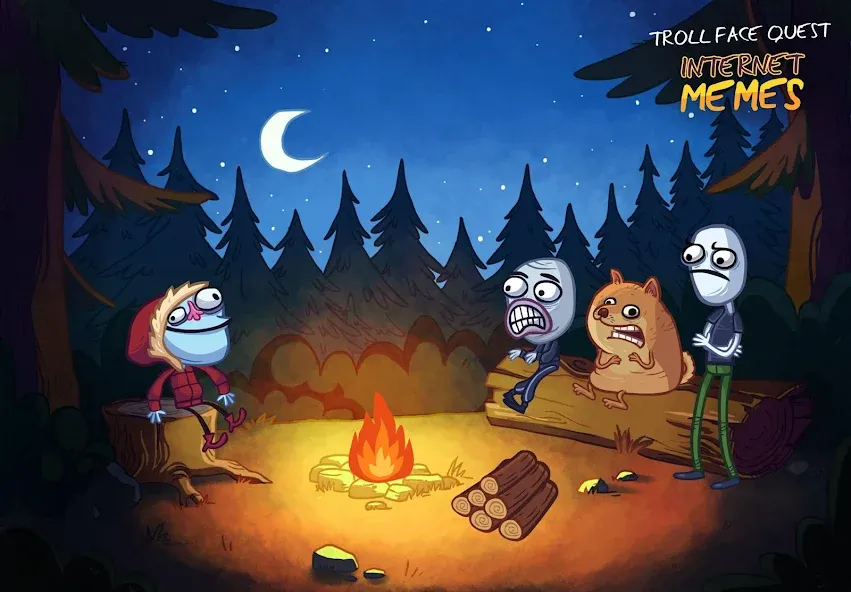 Troll Face Quest Internet Meme (Тролль Фейс Квест Интернет Мем)  [МОД Меню] Screenshot 2