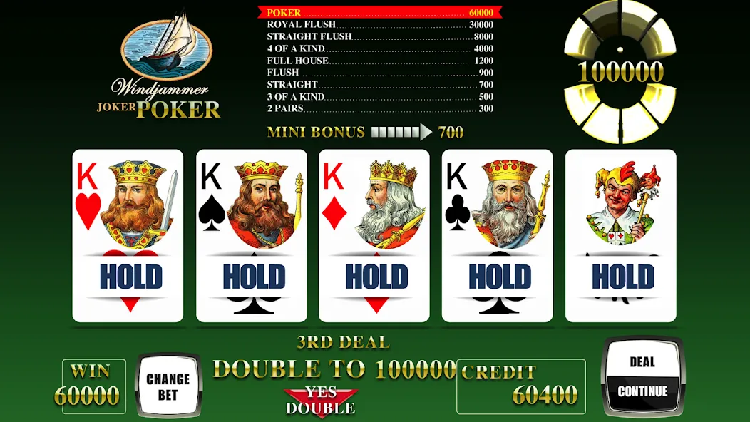 Windjammer Poker (Уиндджаммер Покер)  [МОД Бесконечные деньги] Screenshot 5