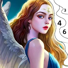 Скачать взломанную Angel & Devil Paint by Number  [МОД Unlimited Money] - полная версия apk на Андроид