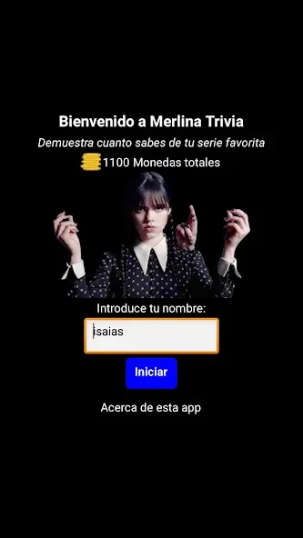 Merlina Trivia en Español  [МОД Бесконечные деньги] Screenshot 1