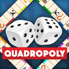 Скачать взломанную Quadropoly - Classic Business  [МОД Unlocked] - полная версия apk на Андроид