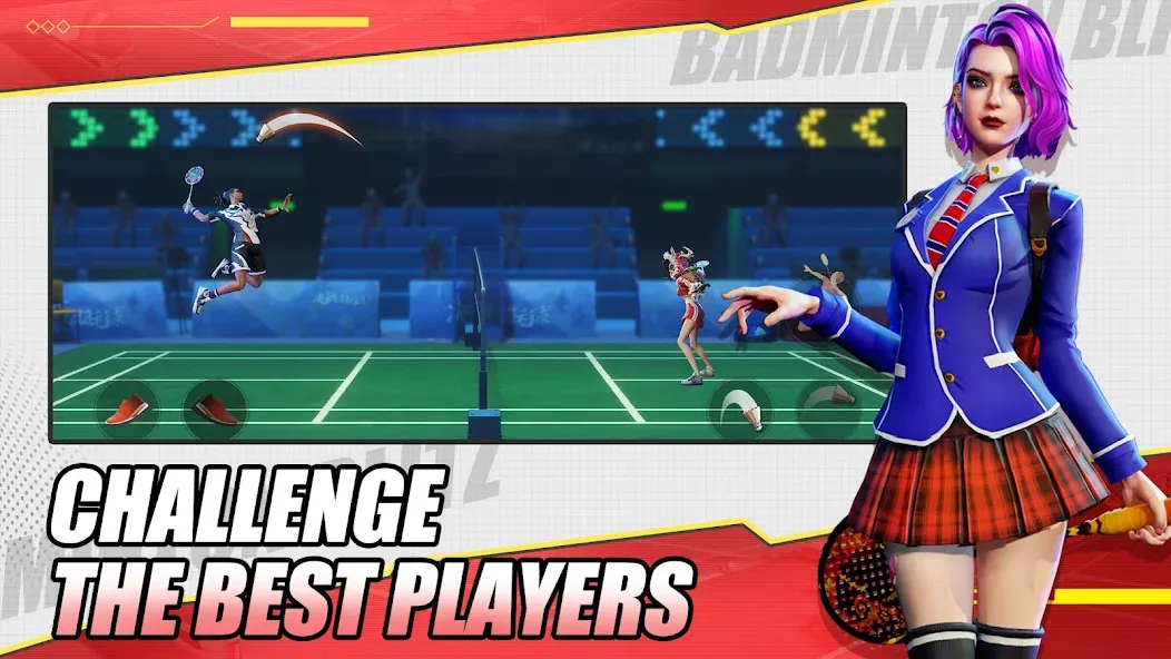 Badminton Blitz - PVP online (Бэдминтон Блиц)  [МОД Unlimited Money] Screenshot 5