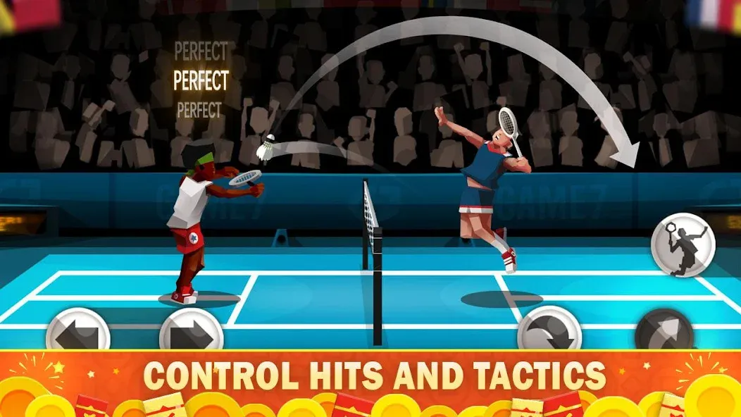 Badminton League  [МОД Много денег] Screenshot 1