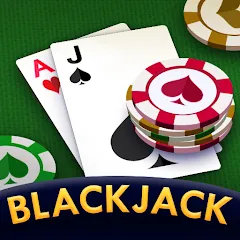 Взлом Blackjack 21: online casino (Блэкджек 21)  [МОД Mega Pack] - стабильная версия apk на Андроид