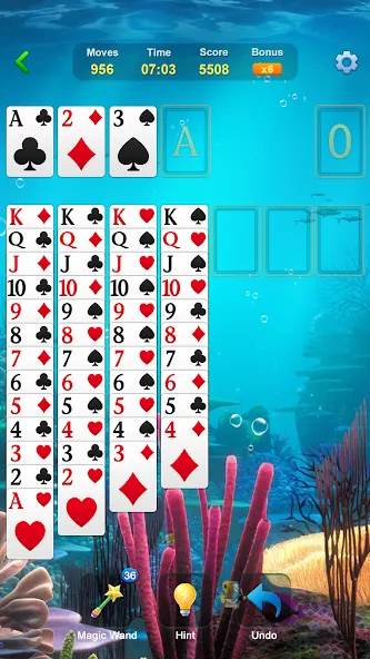 Solitaire - Classic Card Games  [МОД Все открыто] Screenshot 2