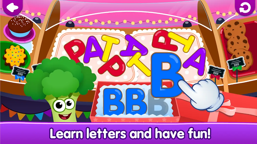 ABC kids! Alphabet learning!  [МОД Бесконечные монеты] Screenshot 2