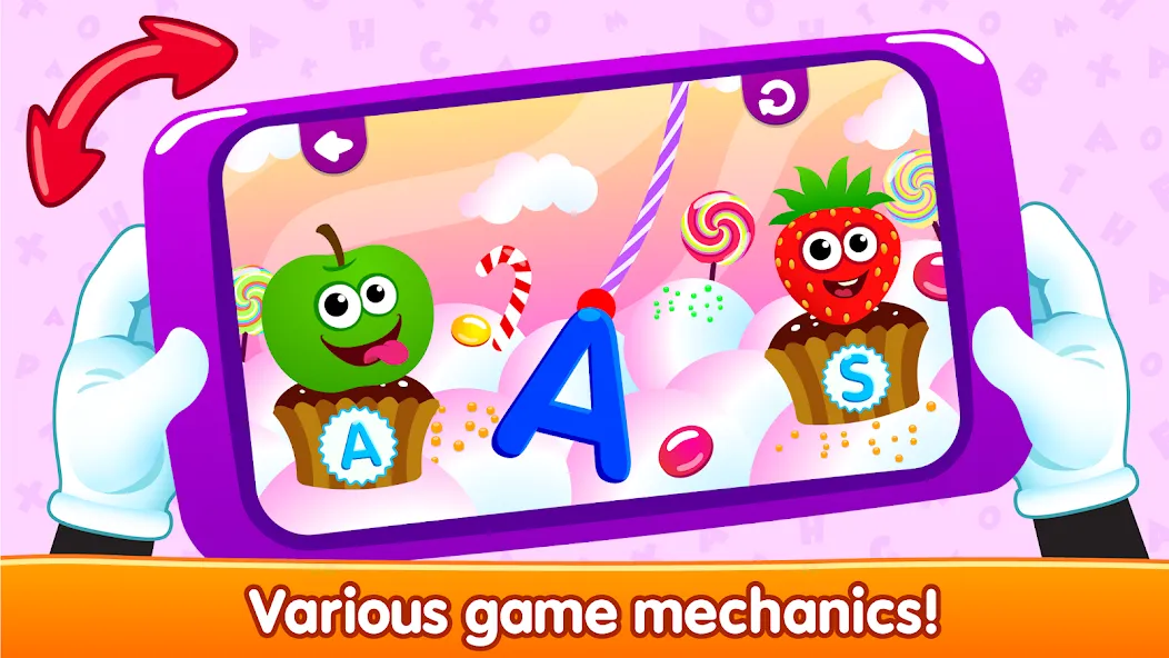 ABC kids! Alphabet learning!  [МОД Бесконечные монеты] Screenshot 5