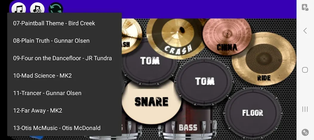 Drum Studio: Bateria Virtual (Драм студио)  [МОД Menu] Screenshot 2