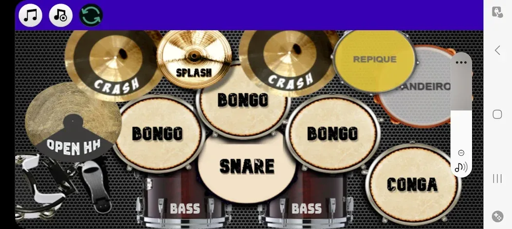 Drum Studio: Bateria Virtual (Драм студио)  [МОД Menu] Screenshot 3