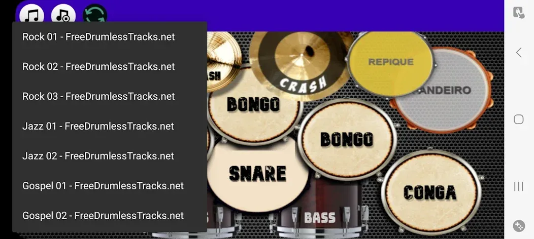 Drum Studio: Bateria Virtual (Драм студио)  [МОД Menu] Screenshot 4