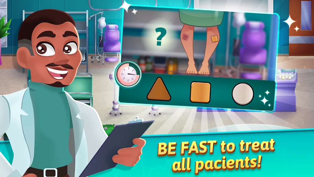 Medicine Dash: Hospital Game (Медицинский Дэш)  [МОД Unlocked] Screenshot 2