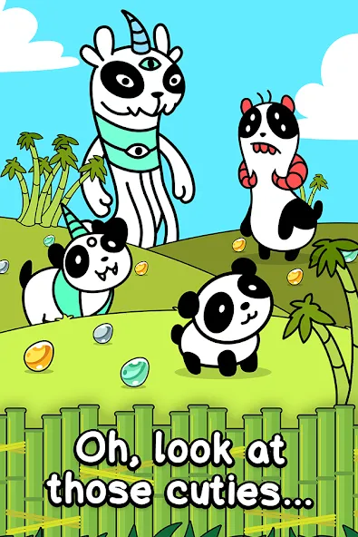 Panda Evolution: Idle Clicker (Панда Эволюция)  [МОД Unlimited Money] Screenshot 1