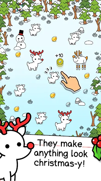 Reindeer Evolution: Idle Game (Рейндир Эволюция)  [МОД Бесконечные деньги] Screenshot 2