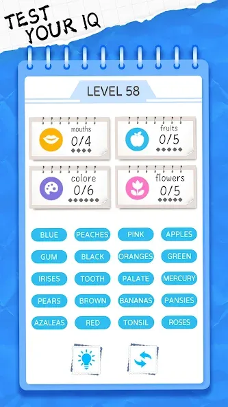 Word Sort: Association Connect (Соннект Колорс)  [МОД Menu] Screenshot 5