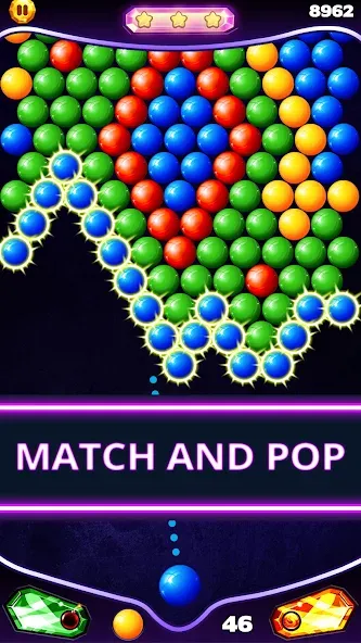 Bubble Shooter Classic (Бабл Шутер Классик)  [МОД Много монет] Screenshot 4