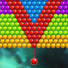 Скачать взломанную Bubble Shooter Space (Бубль шутер спейс)  [МОД Бесконечные деньги] - полная версия apk на Андроид