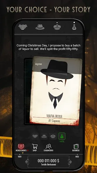 Mafia History (Зэ Хистори оф зэ Мафиа)  [МОД Меню] Screenshot 1