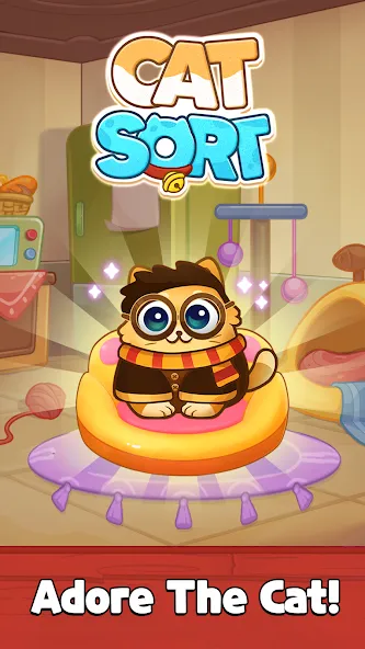 Cat Sort Puzzle: Cute Pet Game  [МОД Mega Pack] Screenshot 1