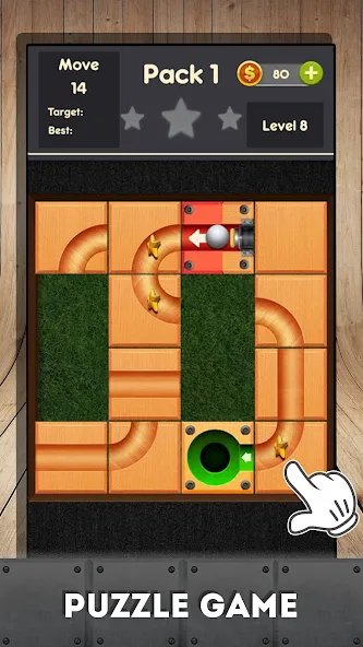 Rolling ball - slide puzzle  [МОД Mega Pack] Screenshot 4