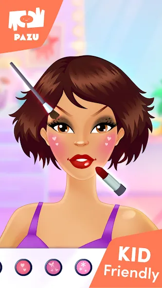 Makeup Girls - Games for kids  [МОД Бесконечные деньги] Screenshot 3