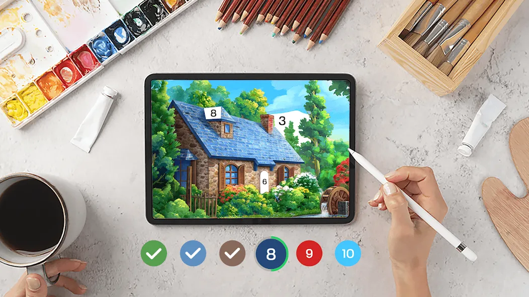 Tap Color Pro: Color By Number (Тап Колор Про)  [МОД Много денег] Screenshot 1
