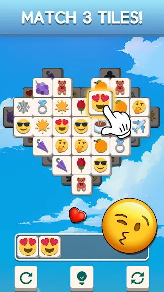 Tile Match Emoji -Triple Tile (Тил Матч Эмоджи)  [МОД Много монет] Screenshot 2