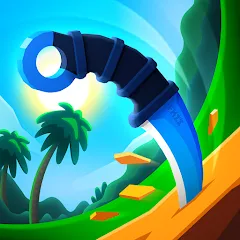 Взломанная Flippy Knife: 3D flipping game (Флиппи Найф)  [МОД Много денег] - полная версия apk на Андроид