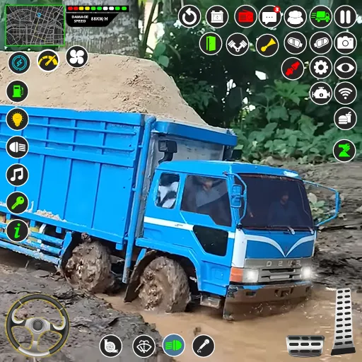 Mud Truck Runner Simulator 3D  [МОД Unlimited Money] Screenshot 1