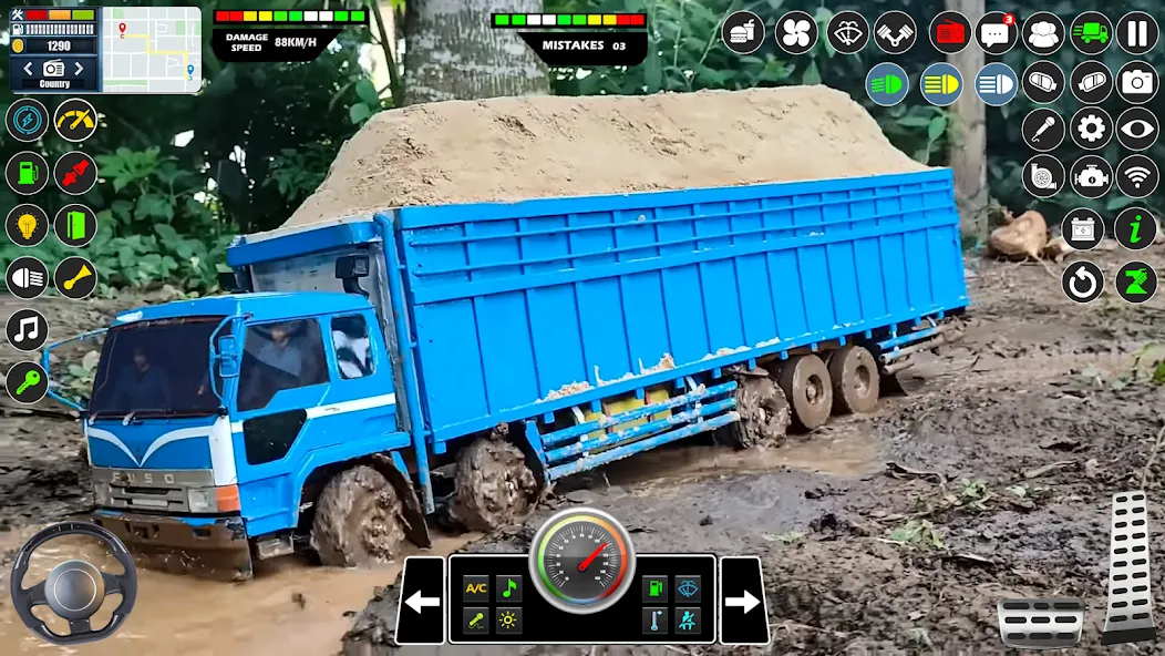 Mud Truck Runner Simulator 3D  [МОД Unlimited Money] Screenshot 4