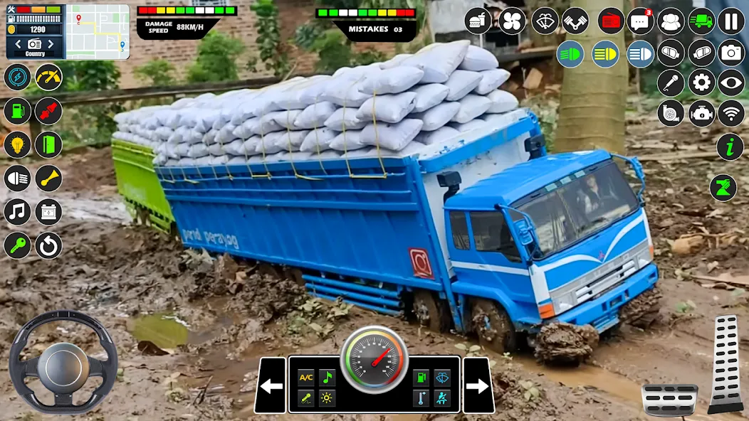 Mud Truck Runner Simulator 3D  [МОД Unlimited Money] Screenshot 5