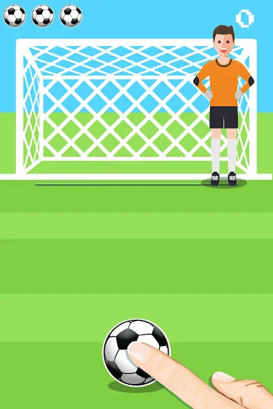 Penalty Shootout Game Offline (Пенальти игра без подключения к интернету)  [МОД Бесконечные деньги] Screenshot 1