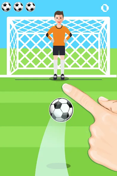 Penalty Shootout Game Offline (Пенальти игра без подключения к интернету)  [МОД Бесконечные деньги] Screenshot 2