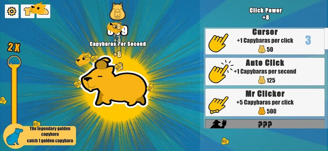 Capybara Clicker (Капибара Кликер)  [МОД Mega Pack] Screenshot 2