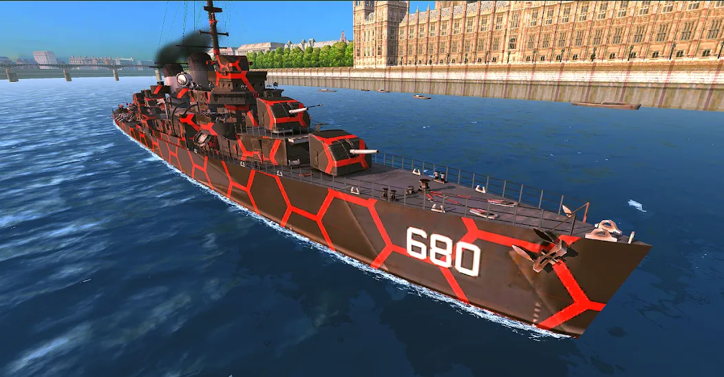 Battle of Warships: Online (Баттл оф Уоршипс)  [МОД Unlimited Money] Screenshot 1