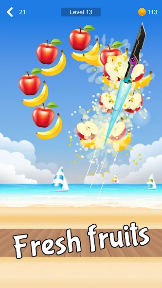 Fruit Sniper (Фрут Снайпер)  [МОД Бесконечные монеты] Screenshot 1