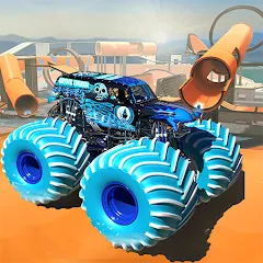 Взлом Monster Truck Car Game 3d (Монстр Трак Стант)  [МОД Бесконечные монеты] - последняя версия apk на Андроид