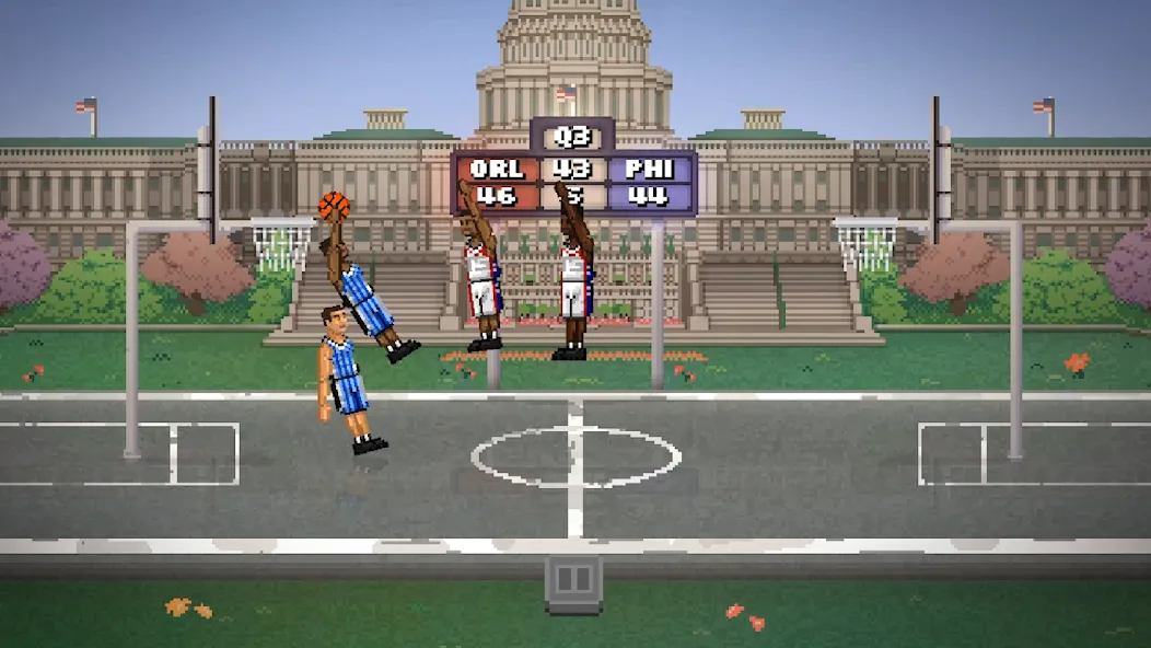 Bouncy Basketball (Баунси Баскетбол)  [МОД Много монет] Screenshot 2