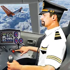 Взломанная Plane Pilot Flight Simulator (Плейн Пилот Флайт Симулятор)  [МОД Unlocked] - стабильная версия apk на Андроид