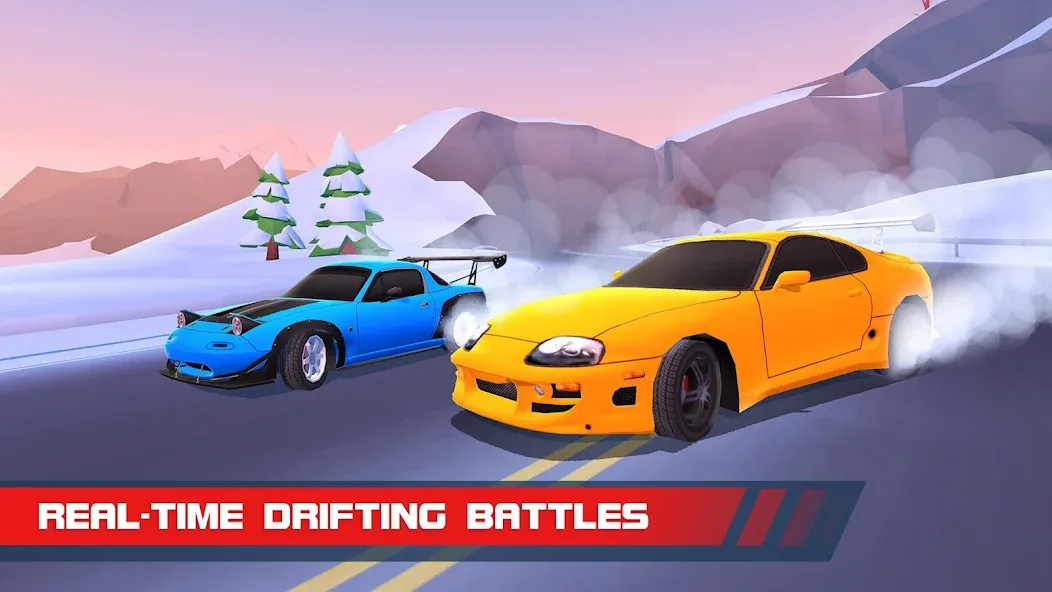 Drift Clash Online Racing (Дрифт Клаш)  [МОД Unlimited Money] Screenshot 2