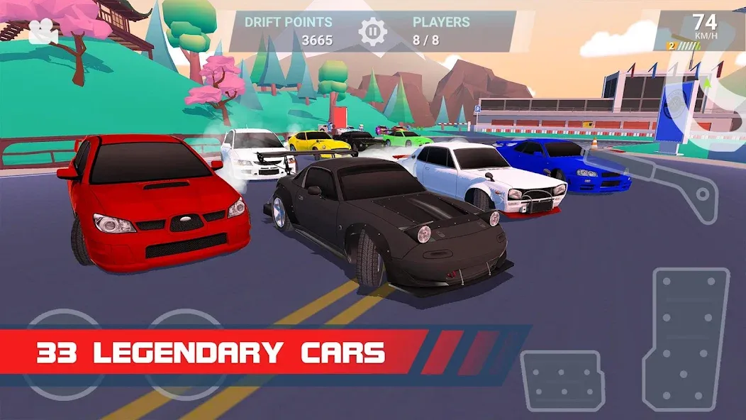 Drift Clash Online Racing (Дрифт Клаш)  [МОД Unlimited Money] Screenshot 4