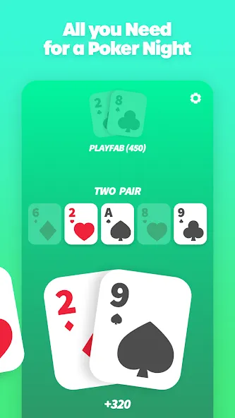 Poker with Friends - EasyPoker (ИзиПокер)  [МОД Бесконечные деньги] Screenshot 2