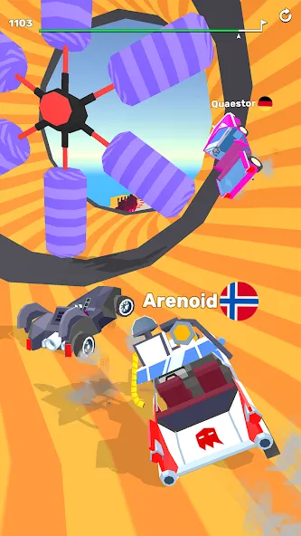 Ramp Racing 3D — Extreme Race  [МОД Много денег] Screenshot 3