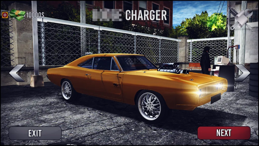 Charger Drift Simulator (Чарджер Дрифт Симулятор)  [МОД Бесконечные монеты] Screenshot 1